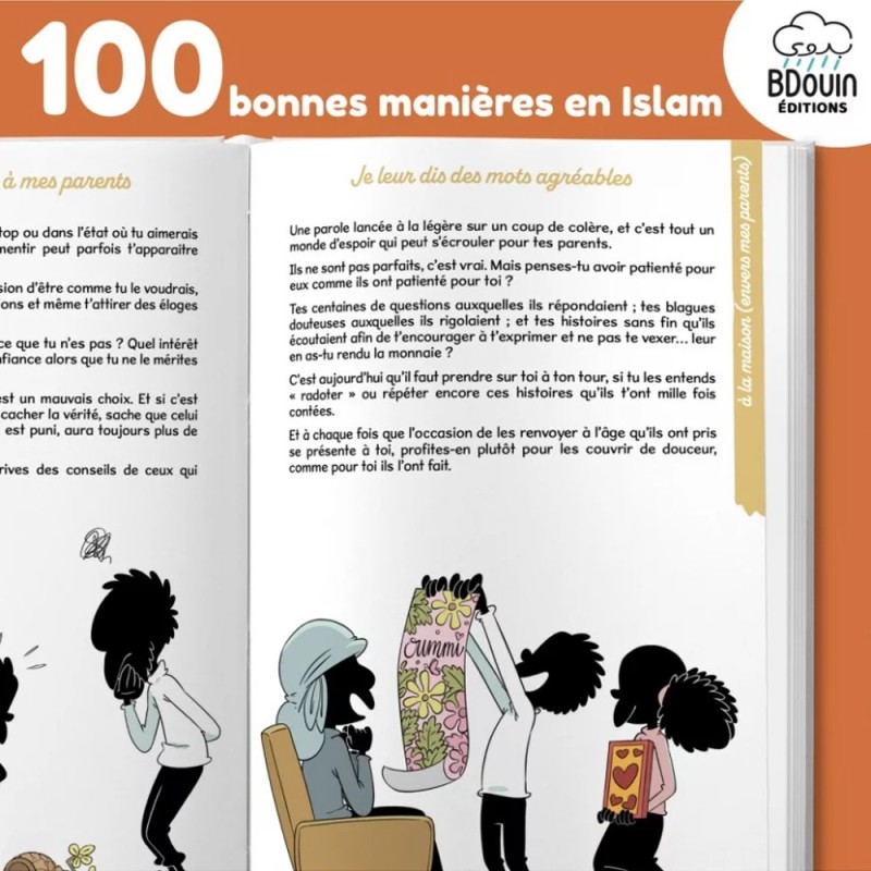 Guide illustré des 100 bonnes manières en Islam - BDouin - Muslim Show