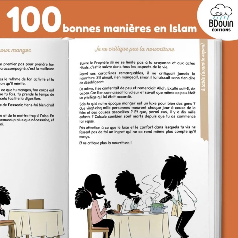 Guide illustré des 100 bonnes manières en Islam - BDouin - Muslim Show
