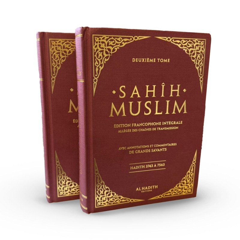 SAHIH MUSLIM,  édition francophone intégrale - 2 VOLUMES - Editions al-hadith