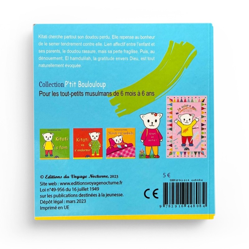 Kitati a perdu son doudou - Hadj Boulenouar Khadija - Editions Voyage nocturne