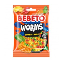 Bebeto Worms - 80g - bonbon halal