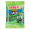 Bebeto Happy laces Spaghetti Sour apple - 80g - bonbon halal
