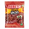 Bebeto Happy laces Spaghetti Sour cola - 80g - bonbon halal