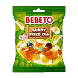 Bebeto gummy fried egg - 80g - bonbon halal
