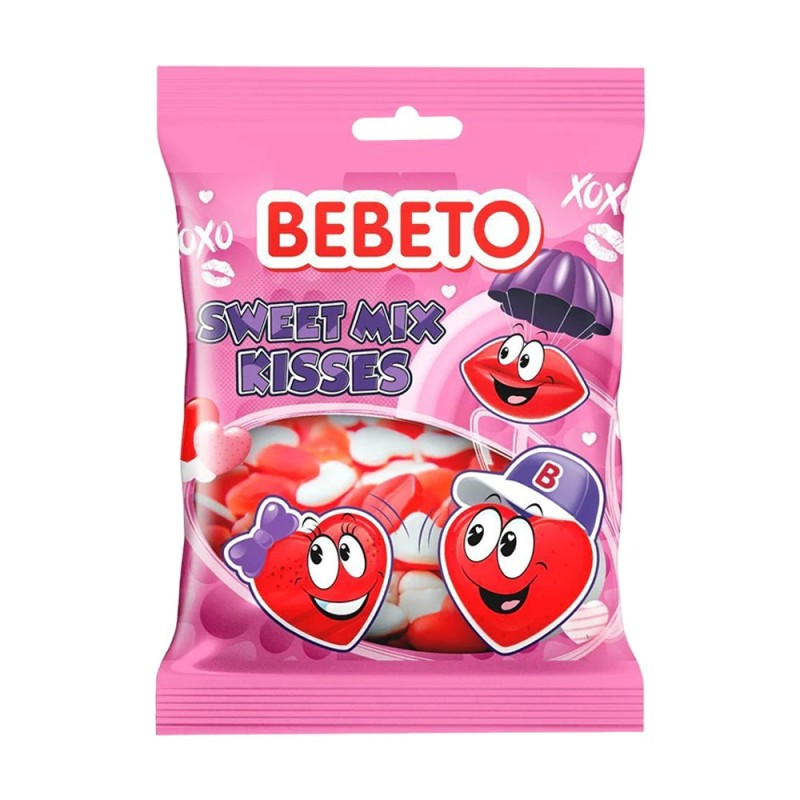 Bebeto Sweet Mix kisses - 80g - bonbon halal