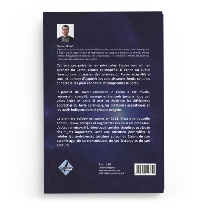 Les sciences du coran - Moncef Zenati - Editions Bayane