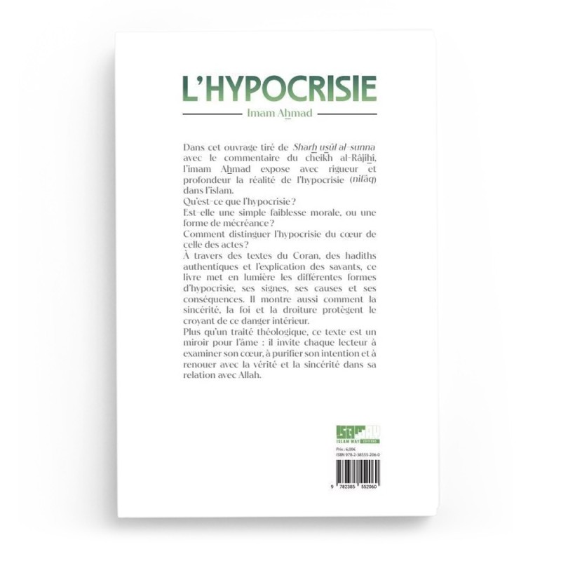 L'hypocrisie - Imam Ahmad - Islam Way