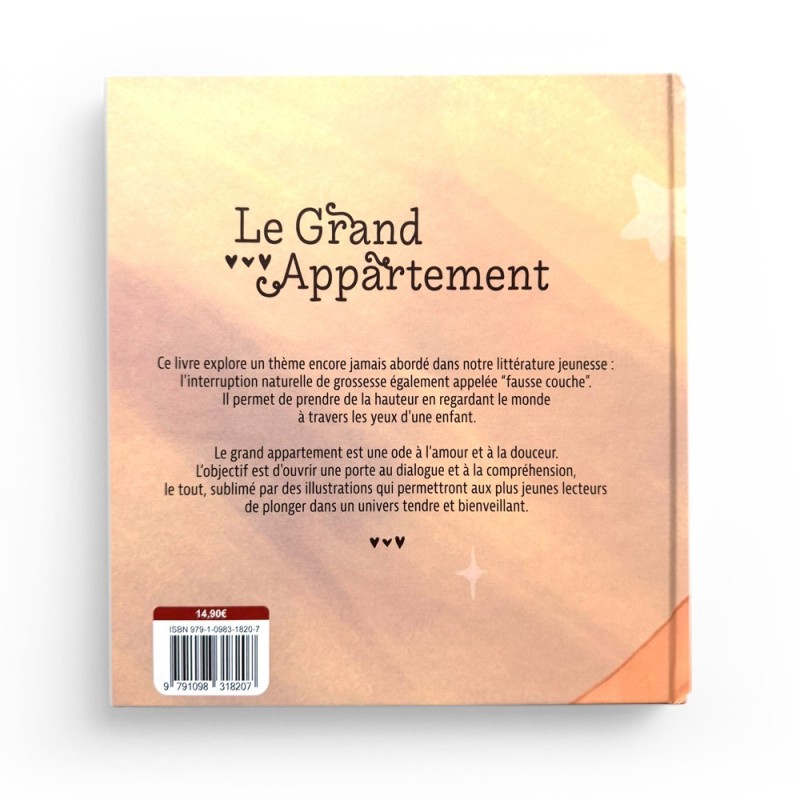 Le grand appartement : le doux regard d'une enfant sur une épreuve invisible - Khadija Mahrouk - editions Racooonte