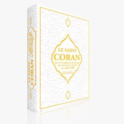 LE SAINT CORAN Avec la traduction française du sens de ses versets et codes QR – POCHE (9 x 14 cm) - Blanc - ennour