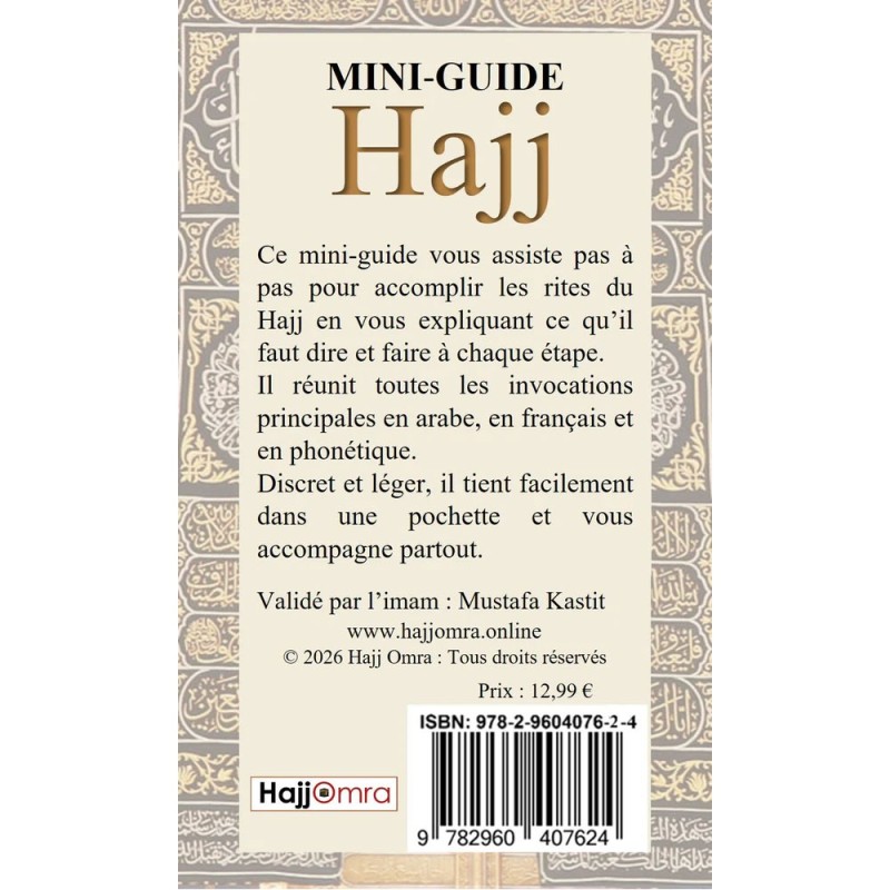 Mini-guide Hajj (FR) - Guide de poche - Hajjomra