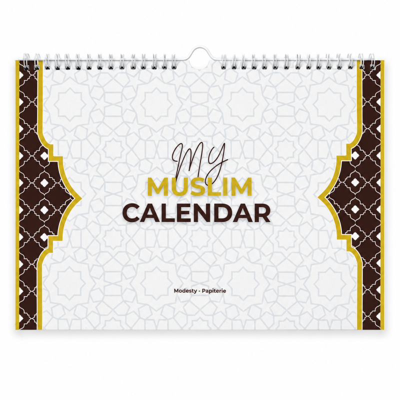 My Muslim Calendar - Calendrier musulman 1448 / 2026-2027 - Modesty Papeterie