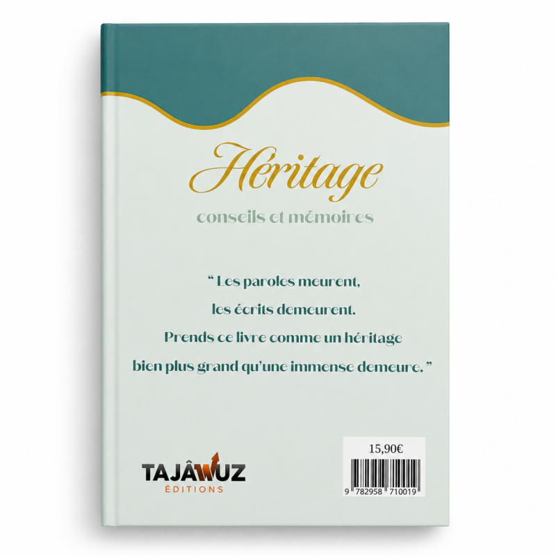 Héritage : conseils et mémoires - Safiyyah Umm Ishaq - Éditions Tajawuz