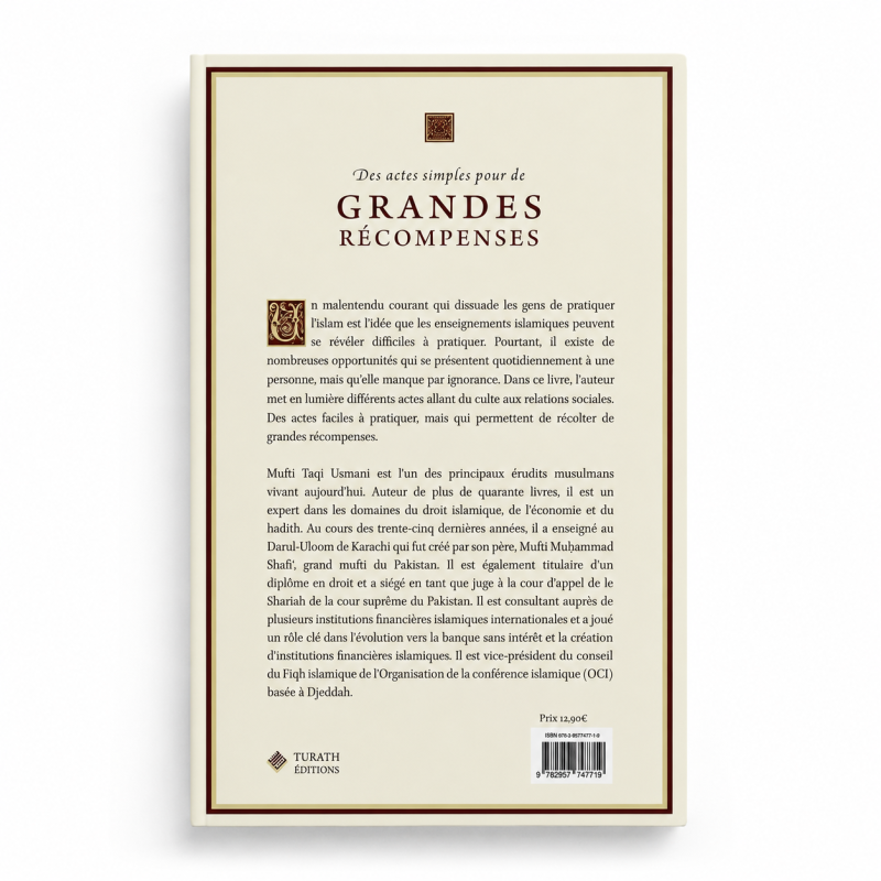 Des actes simples pour de grandes récompenses - Turath editions