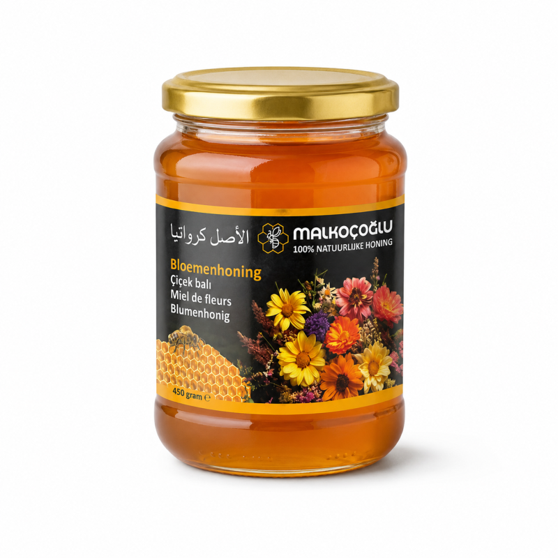 Miel de fleurs naturel 450g - Malkoçoğlu