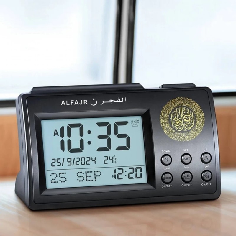 Horloge islamique digitale - 1 récitation - CT-11 - Alfajr