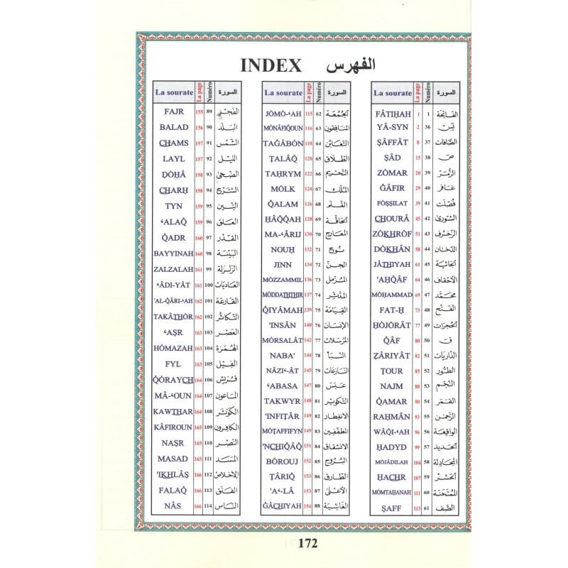 Coran Al Tajwid Quart Yasin Arabe-Français-Phonétique avec QR - Traduction Muhammad Hamidullah - 17x24 cm - Dar Al-Marifah