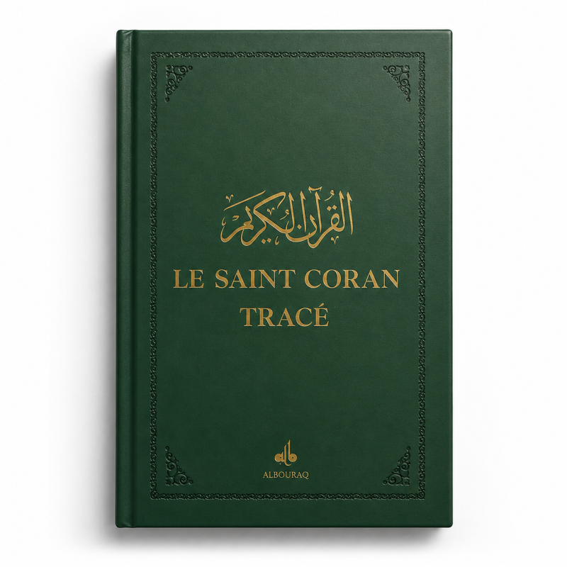 Le Saint Coran Tracé 17×24 - Vert - Editions Al Bouraq