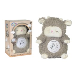 Doudou Kabchi Mouton - Marron - Veilleuse Coranique avec détecteur de pleurs - Islatoys