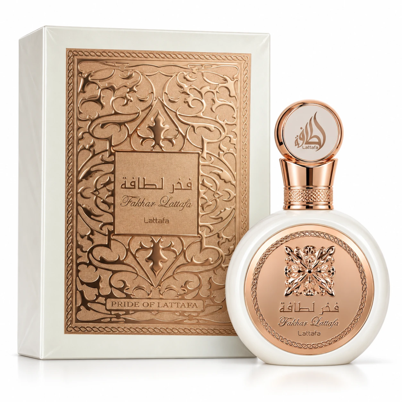 Fakhar Lattafa Women Rose Gold – Eau de Parfum Femme 100 ml