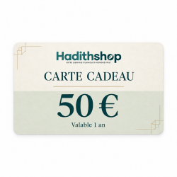 CARTE CADEAU HADITHSHOP - 50 €