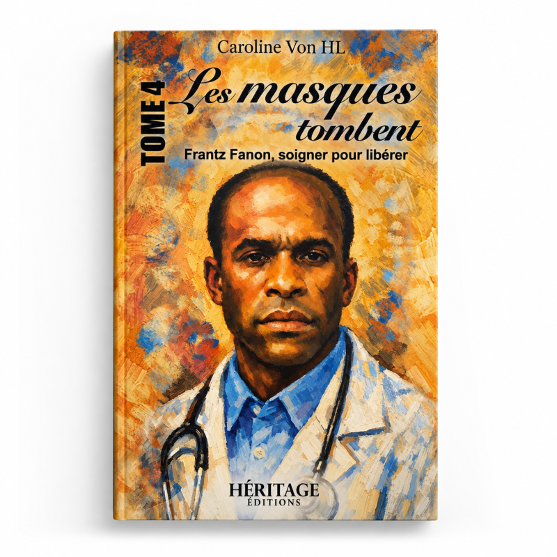 Les masques tombent, tome 4 : Frantz Fanon, soigner pour libérer - Caroline Von HL - Editions Héritage