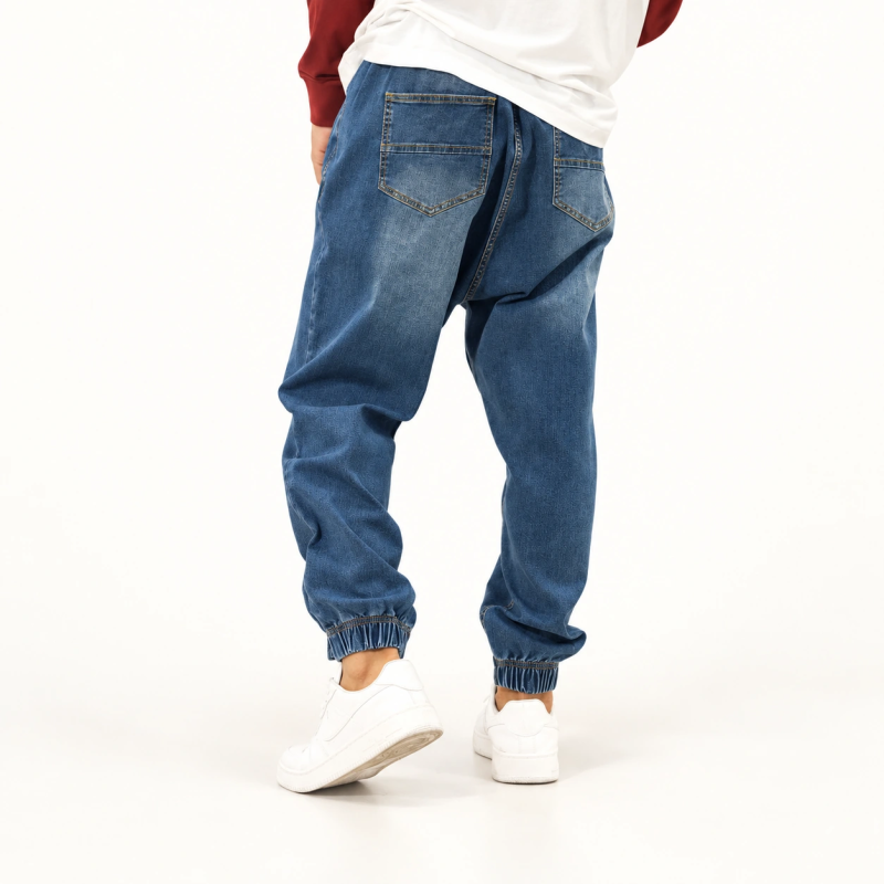 Sarouel Denim – Bleu délavé – WASSAT
