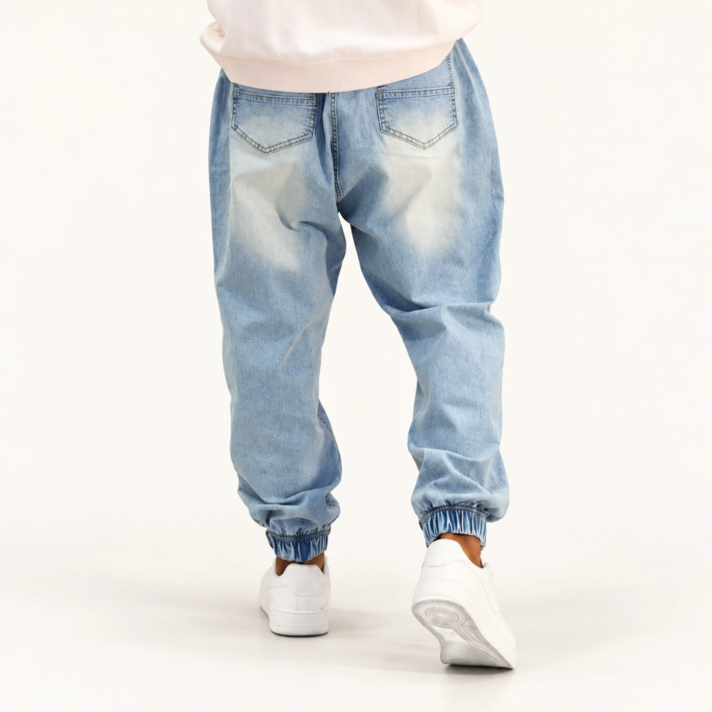 Sarouel Denim – Bleu clair délavé – WASSAT