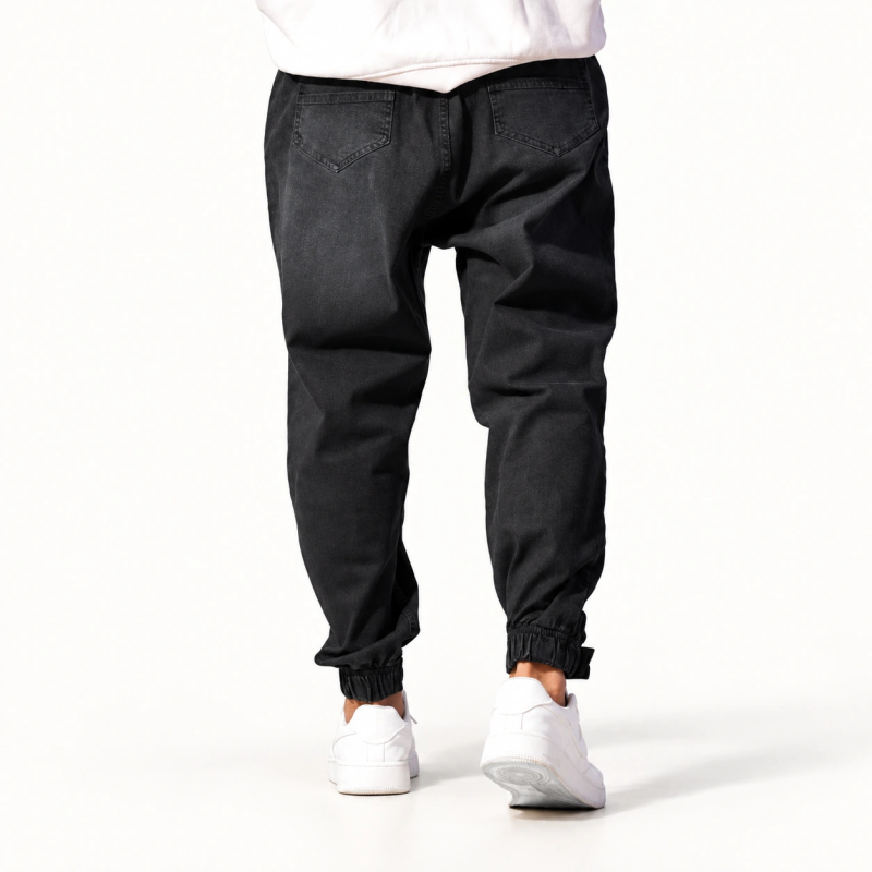 Sarouel Denim – Noir délavé – WASSAT