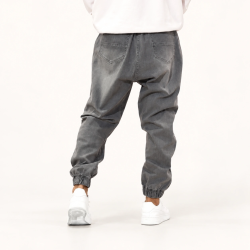 Sarouel Denim – Gris délavé – WASSAT