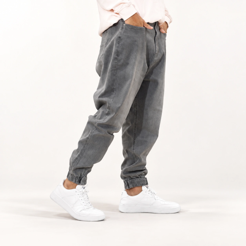 Sarouel Denim – Gris délavé – WASSAT
