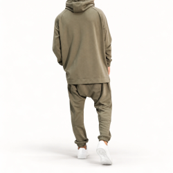 Ensemble Terry hoodie et sarouel – Kaki – WASSAT