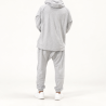 Ensemble Terry hoodie et sarouel – Gris chiné – WASSAT