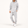 Ensemble Terry hoodie et sarouel – Gris chiné – WASSAT