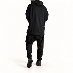 Ensemble Terry hoodie et sarouel – Noir – WASSAT