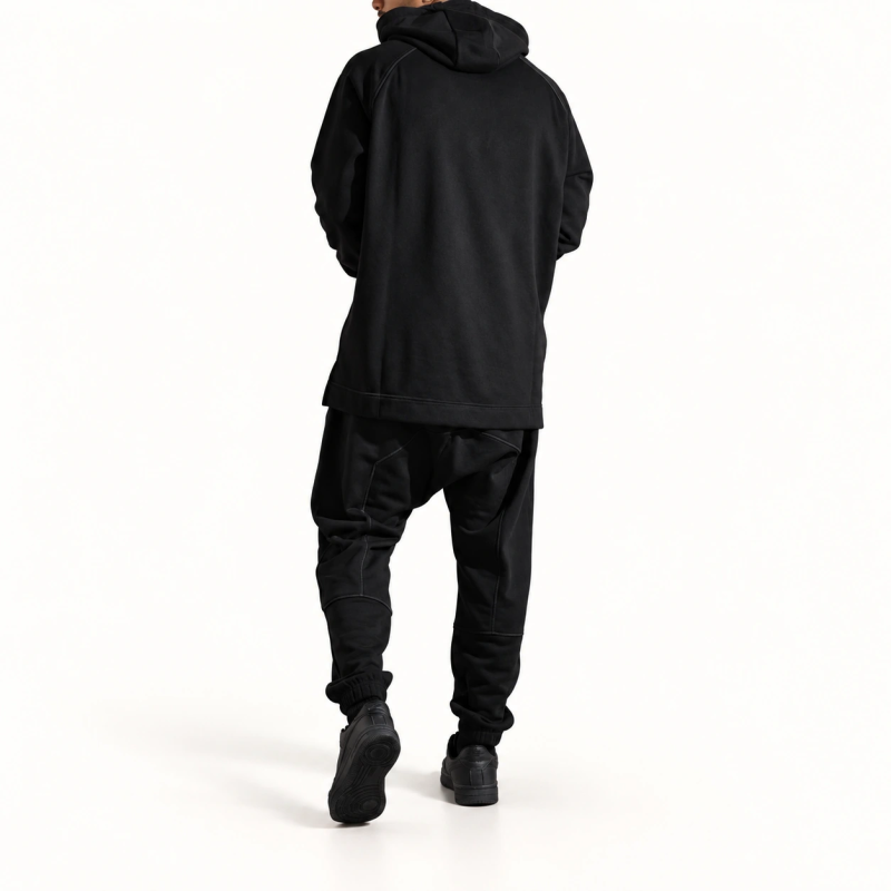 Ensemble Terry hoodie et sarouel – Noir – WASSAT