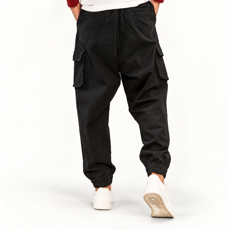 Sarouel Cargo – Noir – WASSAT