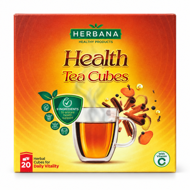 Infusion en cubes Health Tea - Herbana - 20 cubes