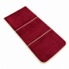 Tapis de Prière Pliable Confort avec Dossier (Support du dos et des genoux) – Rouge