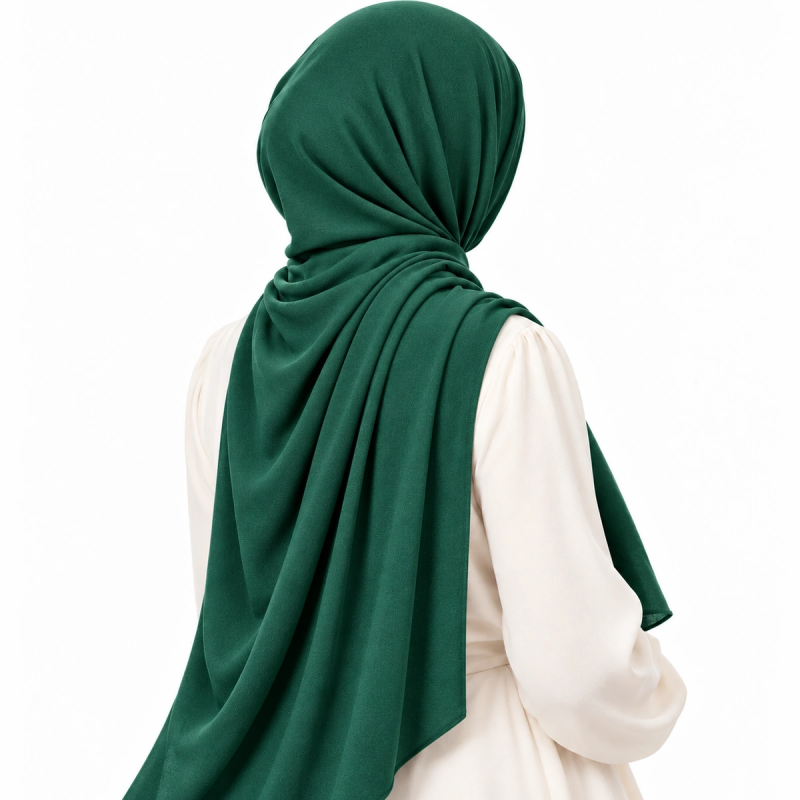 Voile en jersey premium Medina – Vert