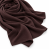 Voile en jersey premium Medina – Marron foncé