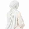 Voile en jersey premium Medina – Blanc