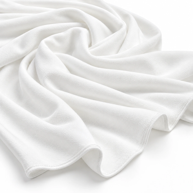 Voile en jersey premium Medina – Blanc