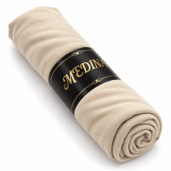 Voile en jersey premium Medina – Beige