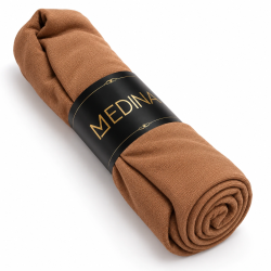 Voile en jersey premium Medina – Camel