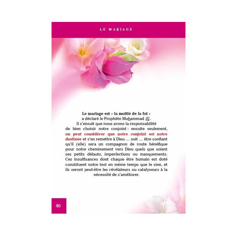 Du choix du conjoint à la qualité de vie du couple - Maison d'Ennour
