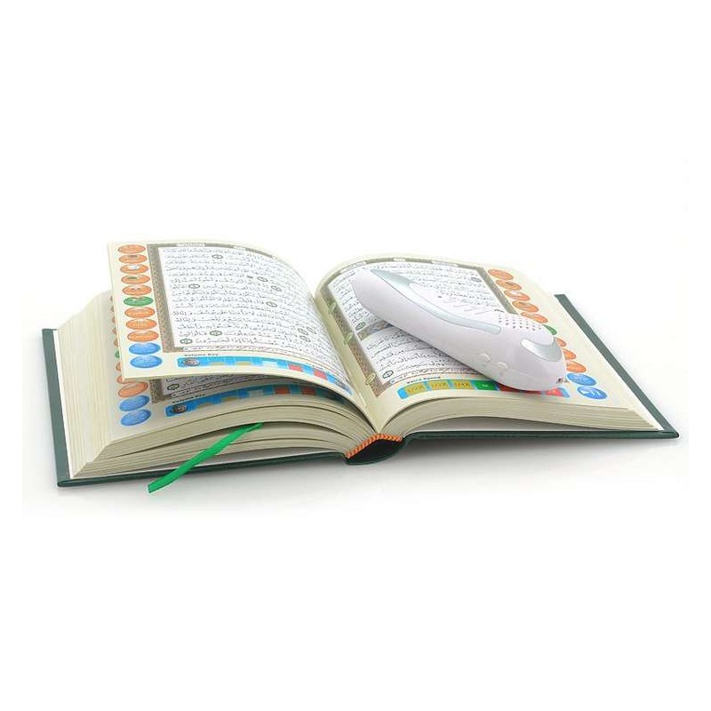 Coran avec stylo électronique (8 Gb - 18 récitateurs) avec Coran multifonction pour plusieurs livres :