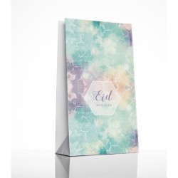 Sacs cadeaux aquarelle - lot de 6 - Eid moubarak