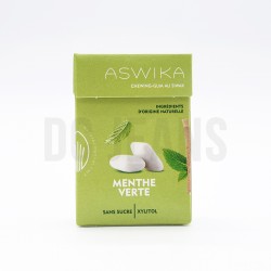 Chewing-gum Menthe naturel - Sans sucre - Aswika
