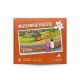 Puzzle Grand Format - le Tigre - 48 Pièces - Muslim Kid - 3 ans+