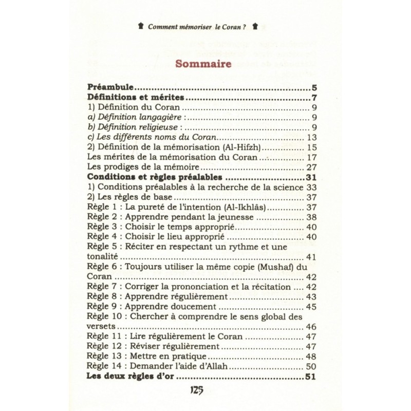 Comment mémoriser le Coran ? Méthodes - Conseils - Programmes - Editions Tawbah